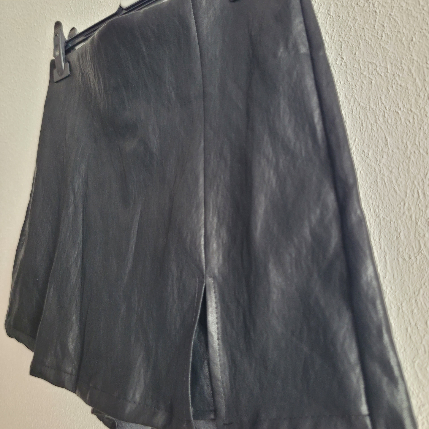 Leder Skort Shiny (Kunstleder)