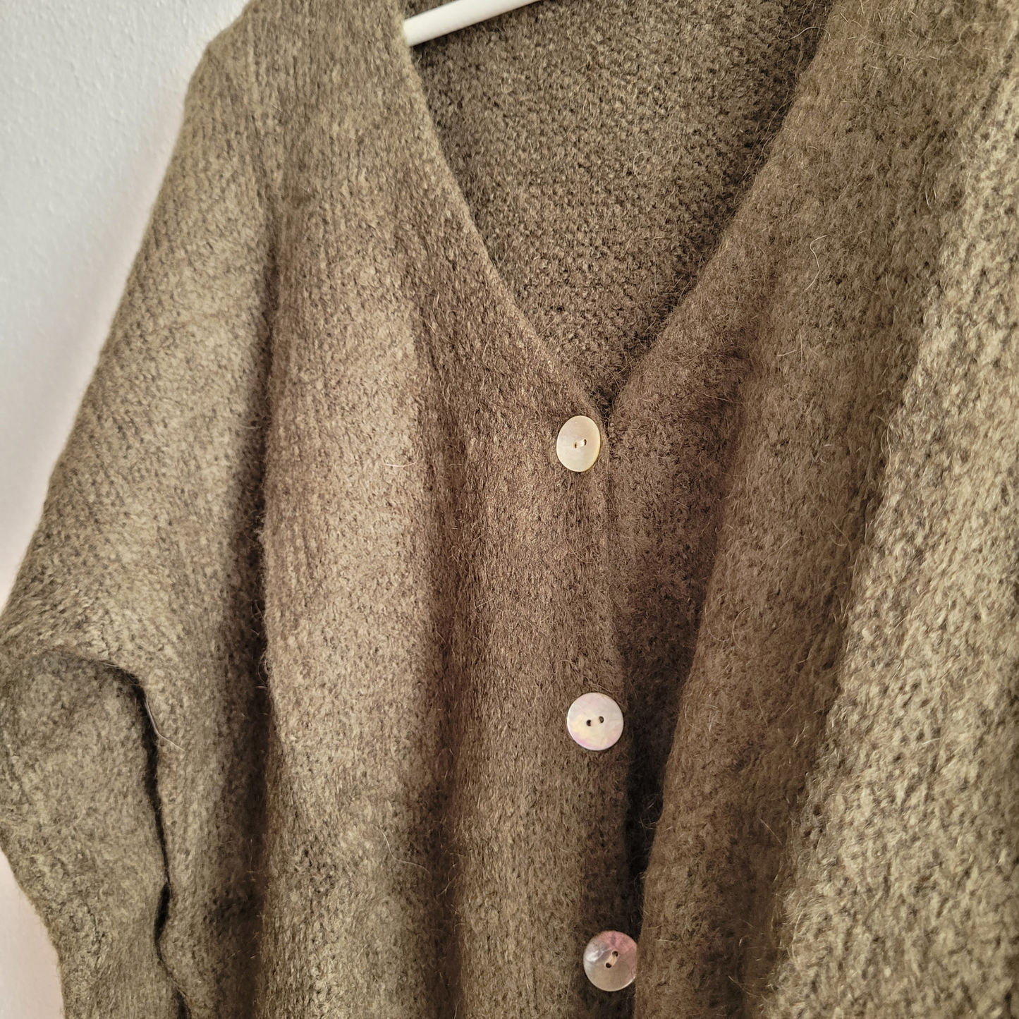 Cardigan mit Mohair kurz