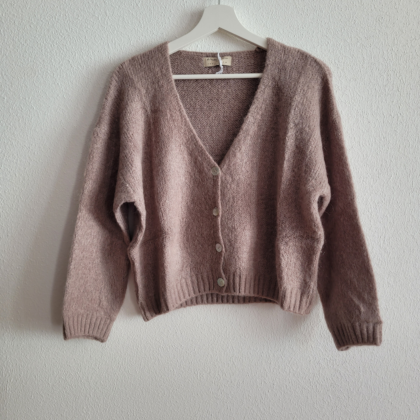 Cardigan mit Mohair kurz