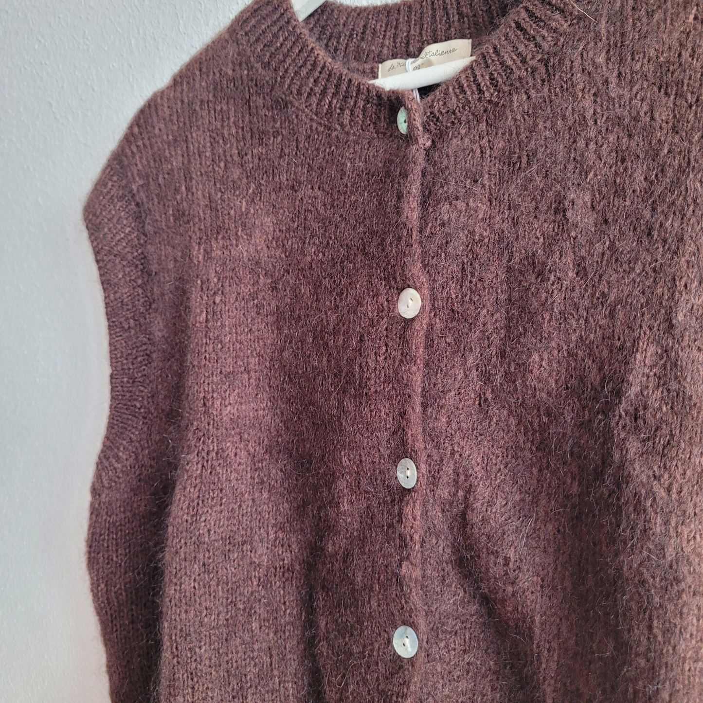 Weste mit Mohair