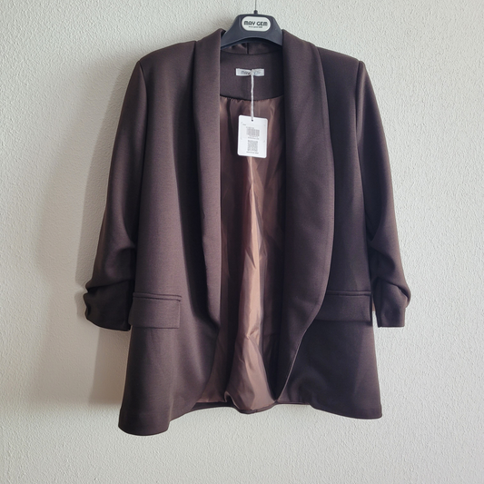Jersey Blazer gerafft